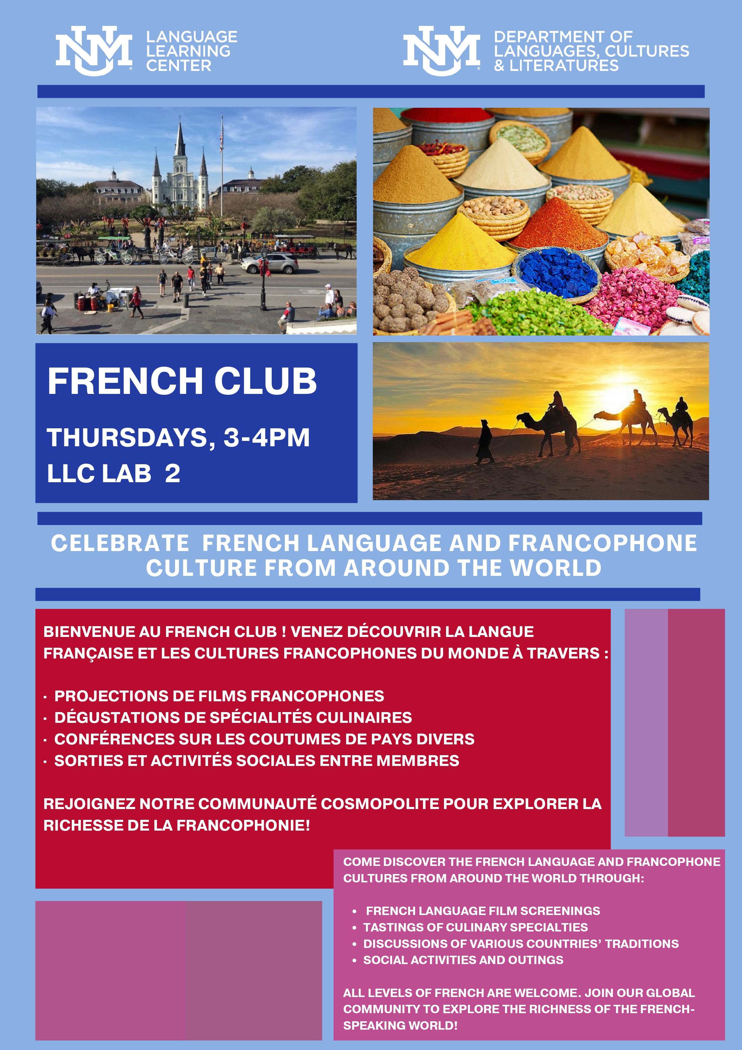 French Club Flyer